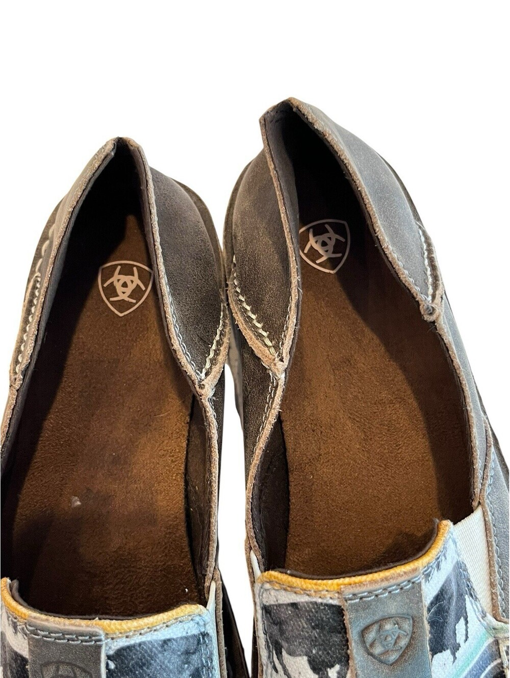 Ariat Slip on Cruiser Shoes Womens Sz 9 Buffalo Blanket 3127.9 Brown - Picture 6 of 9